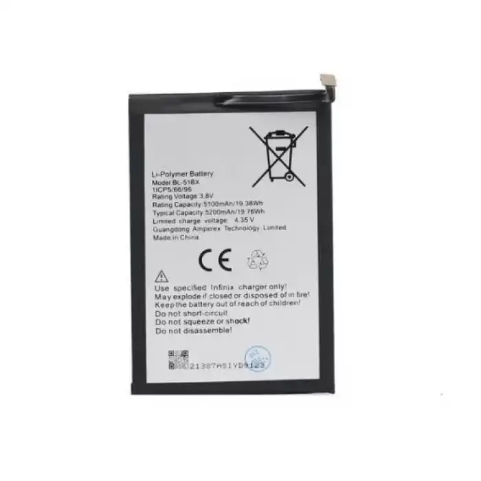 Infinix Uyumlu Hot 10 Batarya Bl-51Bx