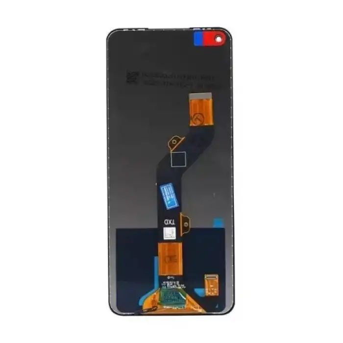 Infinix Uyumlu Hot 10 Lcd Ekran Dokunmatik Siyah Çıtasız