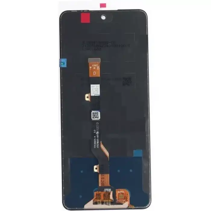 Infinix Uyumlu Hot 20S Lcd Ekran Dokunmatik Siyah Çıtasız
