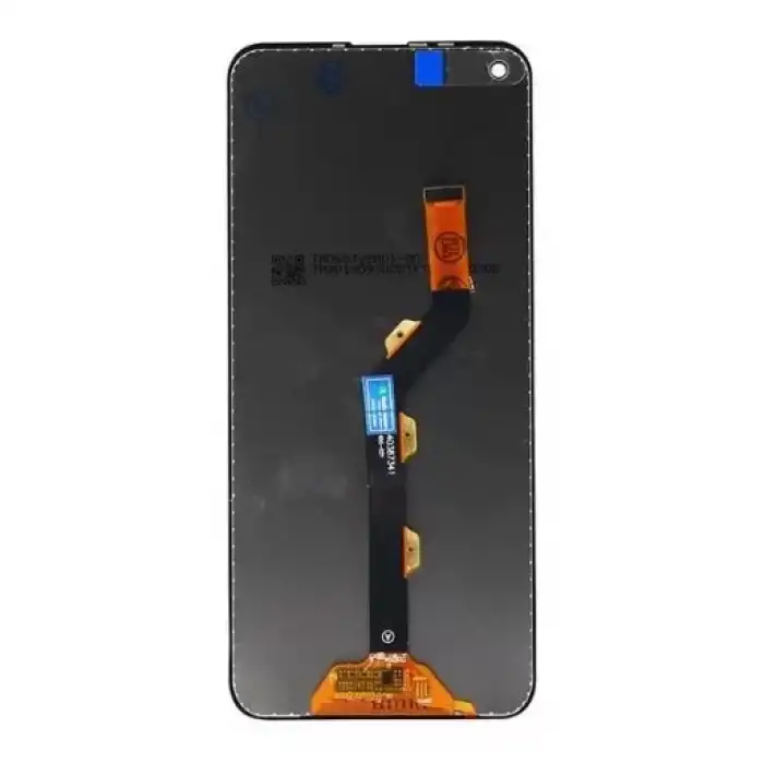 Infinix Uyumlu Hot 9 Pro Lcd Ekran Dokunmatik Siyah Çıtasız
