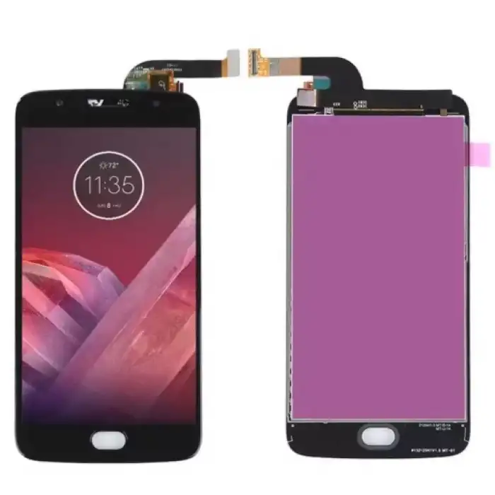 Motorola Uyumlu Moto G5S Lcd Ekran Dokunmatik Siyah Çıtasız