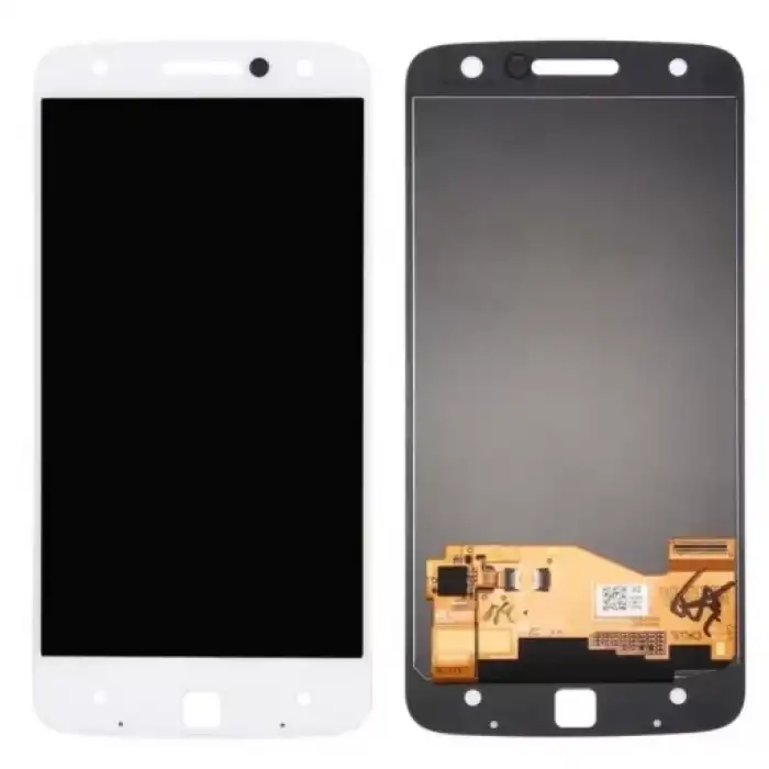 Motorola Uyumlu Xt1650 Moto Z Lcd Ekran Dokunmatik Beyaz Çıtasız