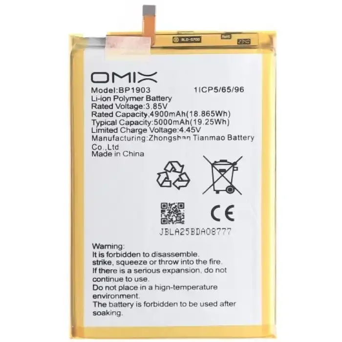 Omix Uyumlu X400 Batarya