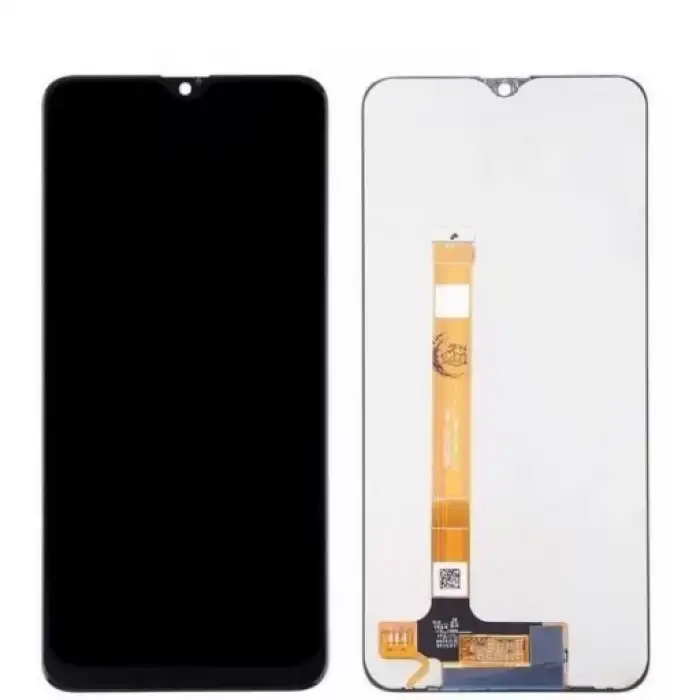 Oppo Uyumlu Reno A9 Lcd Ekran Dokunmatik Siyah Çıtasız