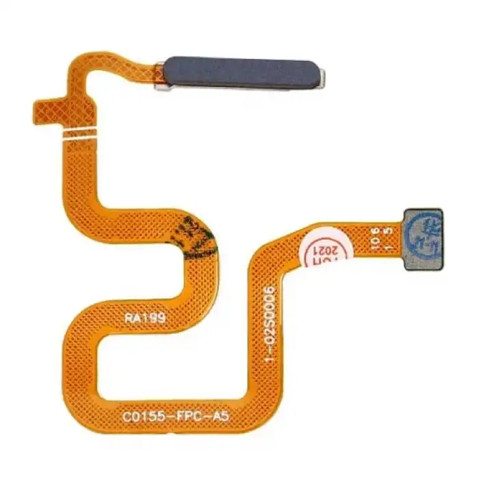 Realme Uyumlu 6 Home Parmak Okuyucu Filmi Flex Siyah