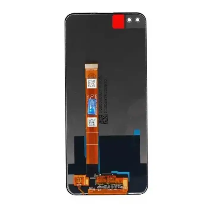 Realme Uyumlu 6 Pro Lcd Ekran Dokunmatik Siyah Çıtasız