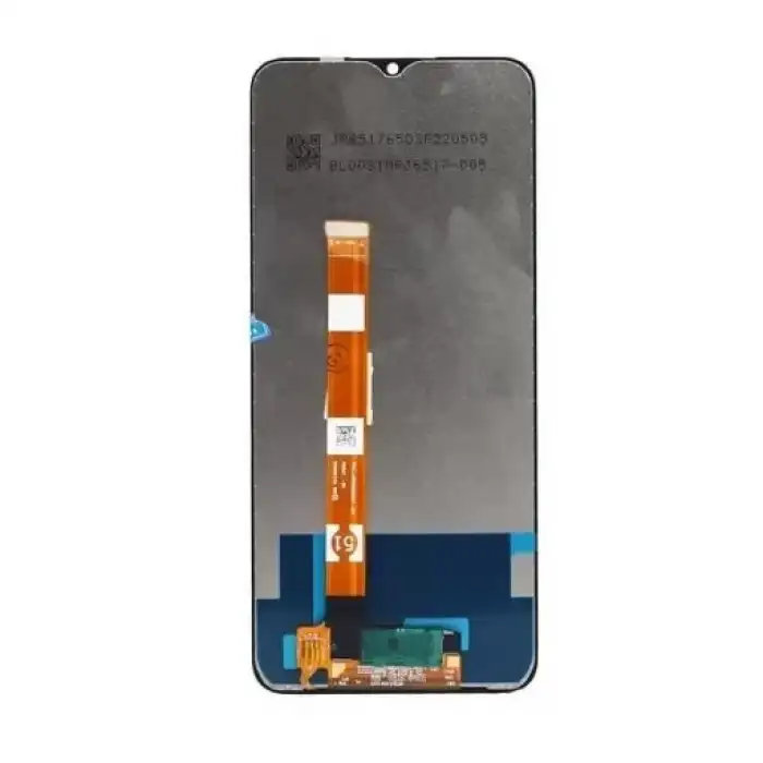 Realme Uyumlu C11 2020 Lcd Ekran Dokunmatik Siyah Çıtasız