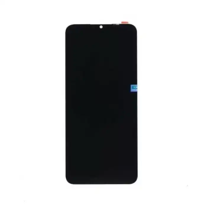 Realme Uyumlu C12 Lcd Ekran Dokunmatik Siyah Çıtasız