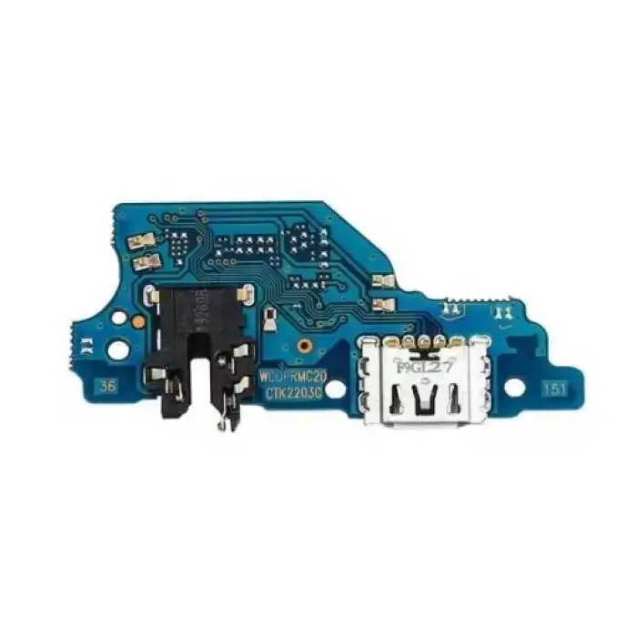 Realme Uyumlu C21 Şarj Soketli Kulaklık Soketli Mikrofon Bordu