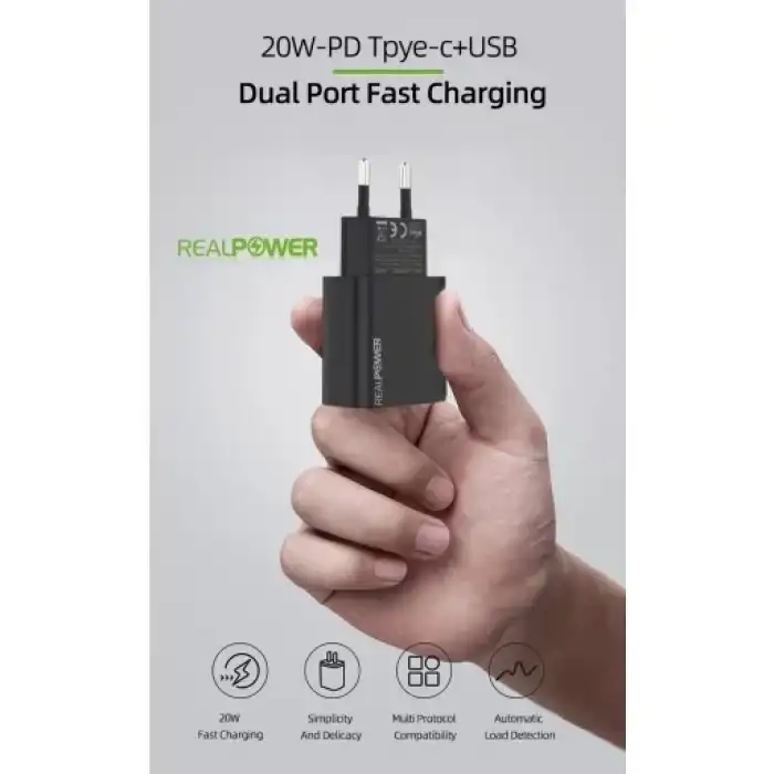 Realpower 25W Seyahat Şarj Aleti Rp-Cg25