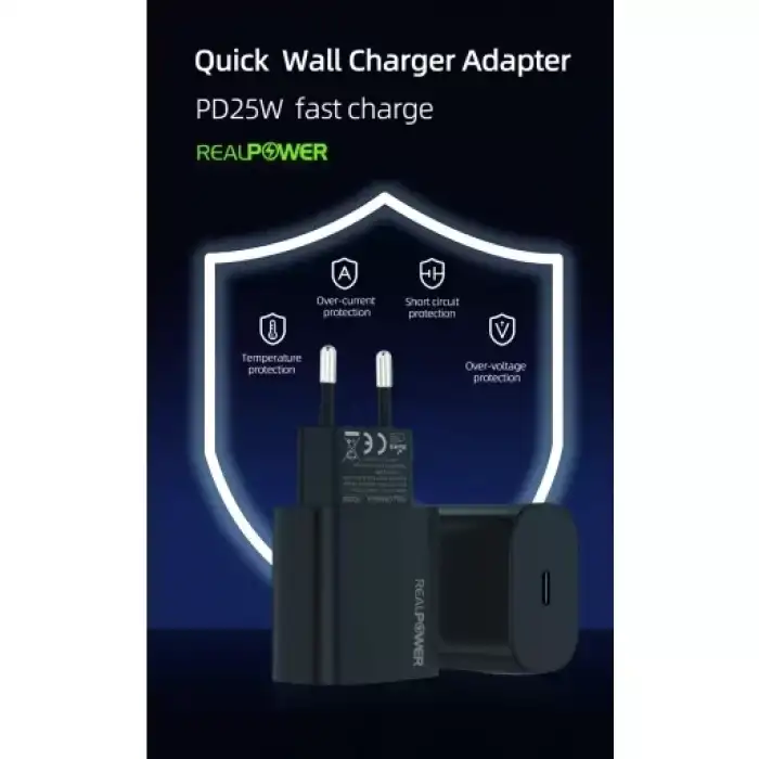 Realpower 25W Seyahat Şarj Aleti Rp-Cg25