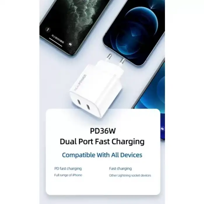 Realpower 36W Gan Seyahat Hızlı Şarj Aleti Rp-Cg36
