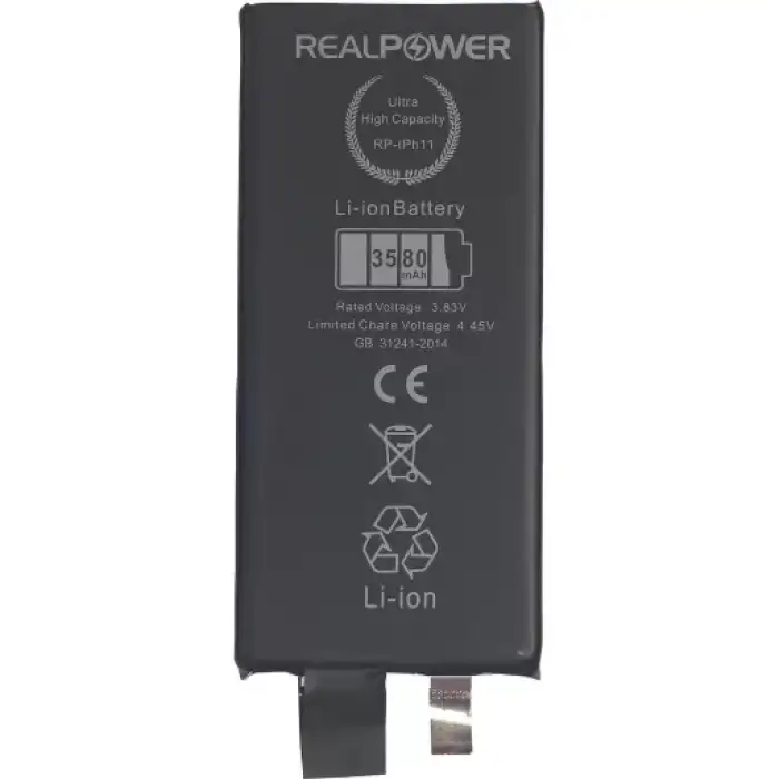 Realpower Apple Uyumlu iPhone 11 Batarya 3530Mah Flexsiz