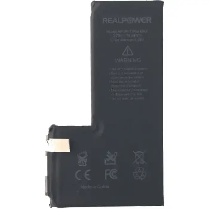 Realpower Apple Uyumlu iPhone 11 Pro Max Batarya 3969Mah Flexsiz