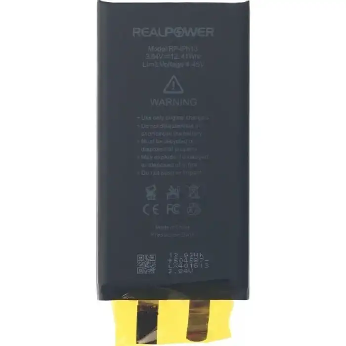 Realpower Apple Uyumlu iPhone 12 Pro Max Batarya 3687Mah Flexsiz