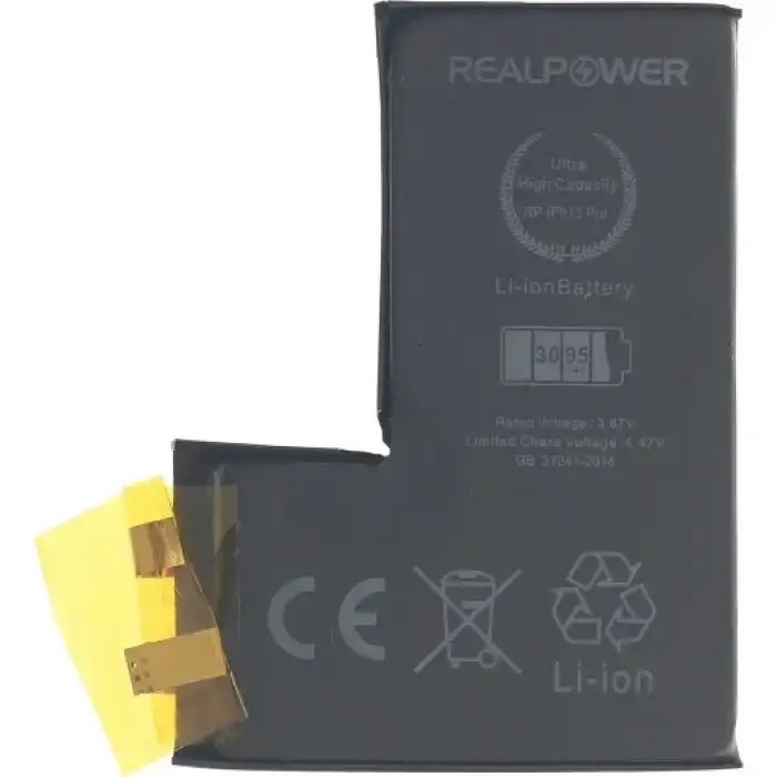 Realpower Apple Uyumlu iPhone 13 Pro Batarya 3095Mah Flexsiz