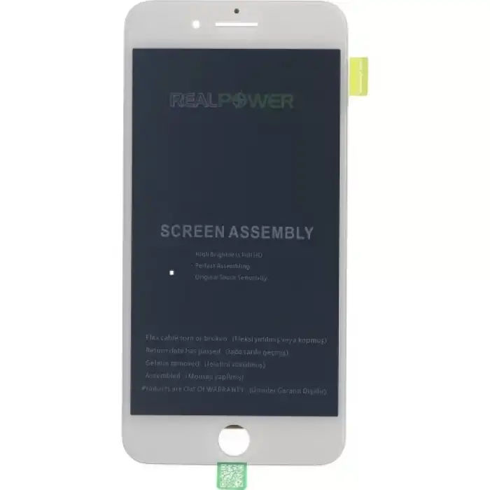 Realpower Apple Uyumlu iPhone 8 Plus Lcd Ekran Dokunmatik Hq Beyaz