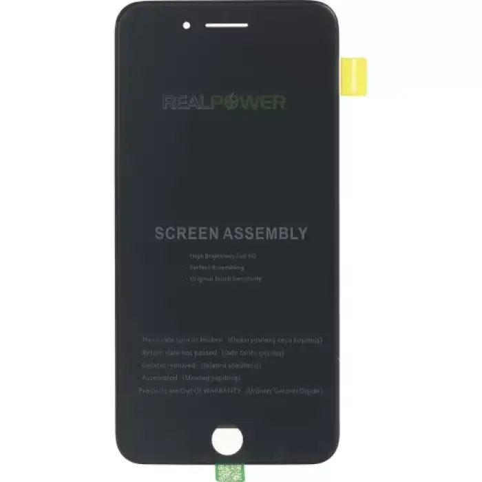 Realpower Apple Uyumlu iPhone 8 Plus Lcd Ekran Dokunmatik Hq Siyah