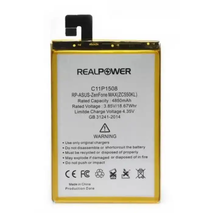 Realpower Asus Uyumlu Zenfone 2 Max Batarya