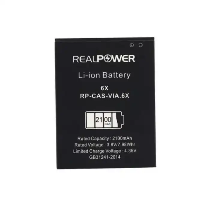 Realpower Casper Uyumlu Via 6X Batarya 2820Mah