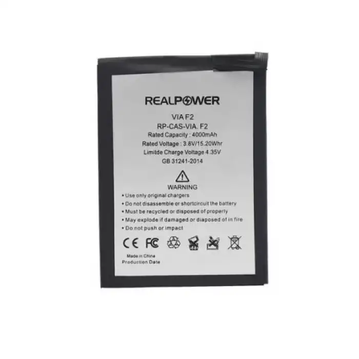 Realpower Casper Uyumlu Via F2 Batarya 4000Mah