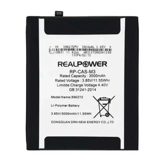 Realpower Casper Uyumlu Via M1 Batarya 3000Mah