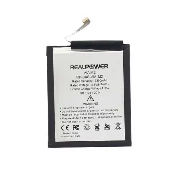 Realpower Casper Uyumlu Via M2 Batarya 3000Mah