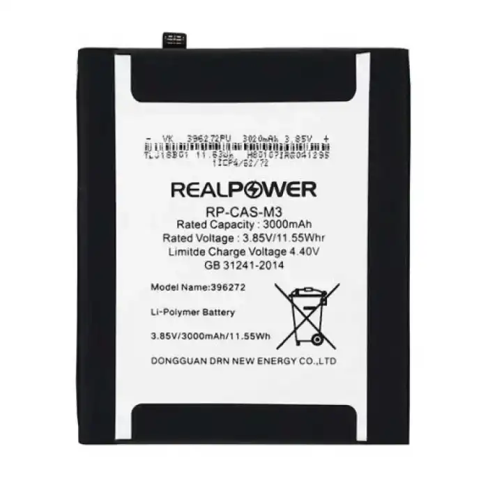 Realpower Casper Uyumlu Via M3 Batarya 3000Mah