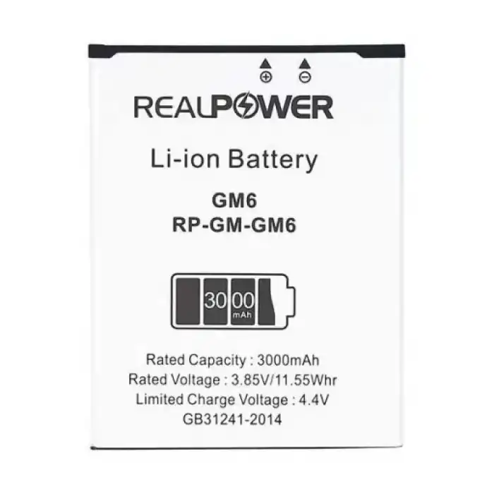 Realpower General Mobile Uyumlu Discovery Gm6 Batarya 3000Mah
