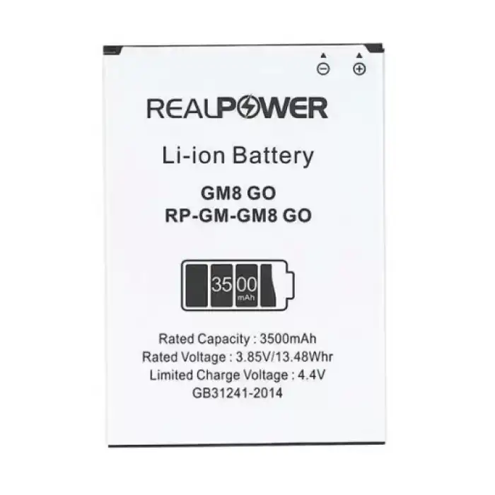 Realpower General Mobile Uyumlu Discovery Gm8 Go Batarya 3500Mah