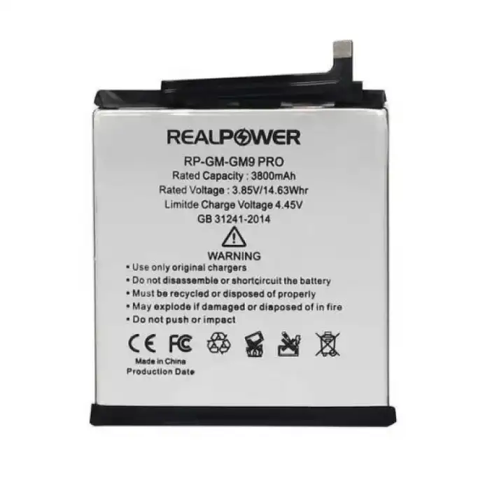 Realpower General Mobile Uyumlu Discovery Gm9 Batarya 3800Mah