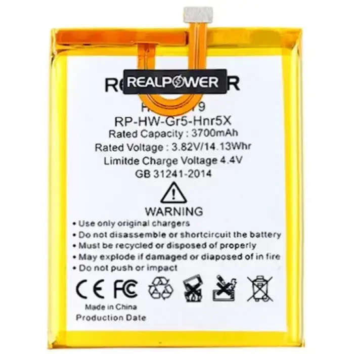 Realpower Honor Uyumlu 5X Gr5 Batarya 3700Mah