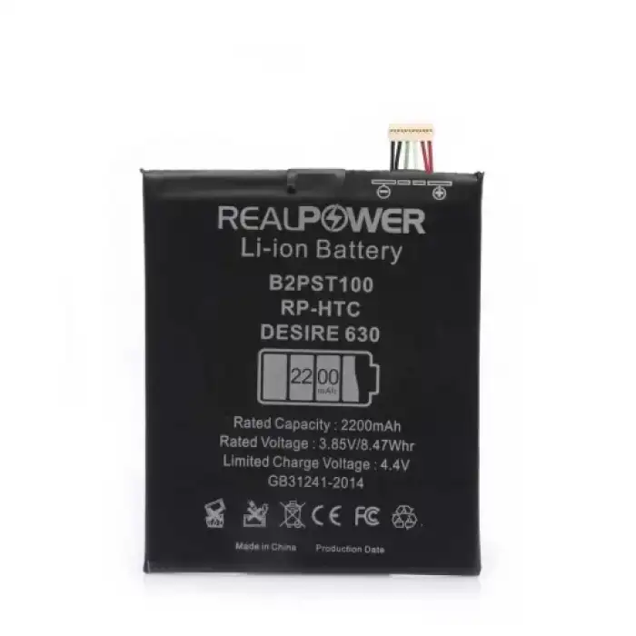 Realpower HTC Uyumlu Desire 630 Batarya 2200Mah