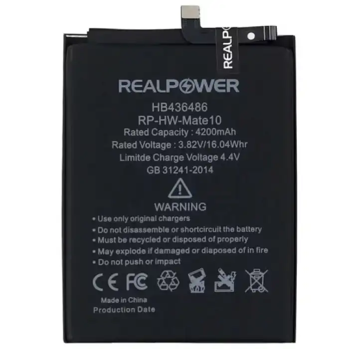 Realpower Huawei Uyumlu Mate 10 Batarya 4200Mah