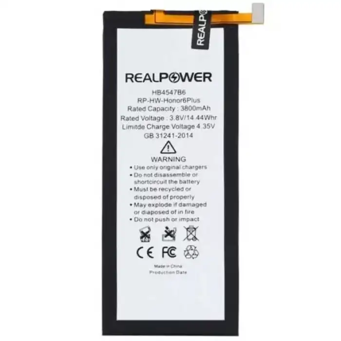 Realpower Huawei Uyumlu Mate 7 Lite Batarya 3800Mah