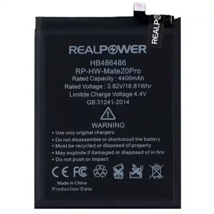 Realpower Huawei Uyumlu P30 Pro Batarya 4400Mah