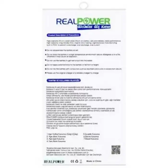 Realpower Huawei Uyumlu P9 Lite Mini Batarya 3120Mah