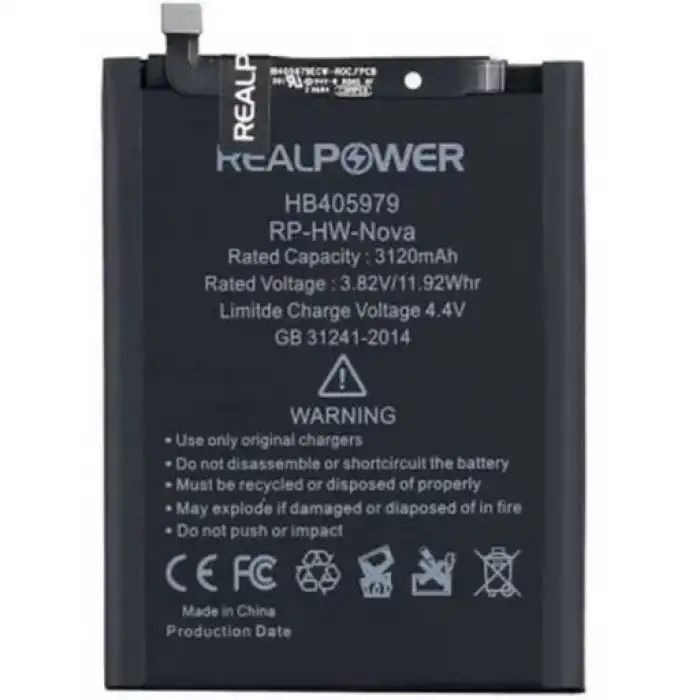 Realpower Huawei Uyumlu Y6 2019 Batarya 3120Mah