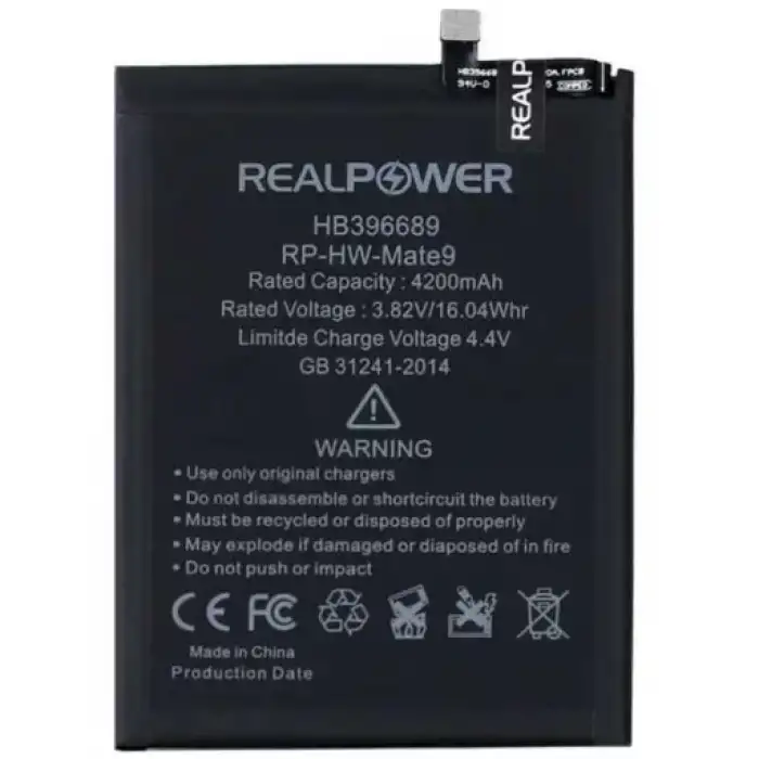 Realpower Huawei Uyumlu Y7 Pro 2019 Batarya 4200Mah
