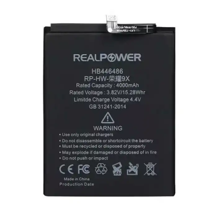 Realpower Huawei Uyumlu Y9 Prime 2019 Batarya 4000Mah