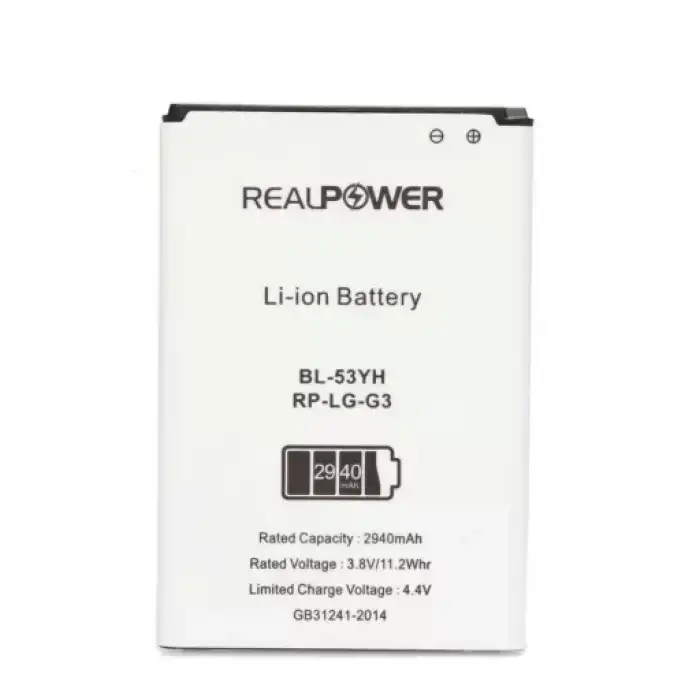 Realpower LG Uyumlu G3 D855 Batarya
