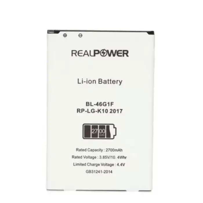Realpower LG Uyumlu K10 2017 Batarya 2700Mah