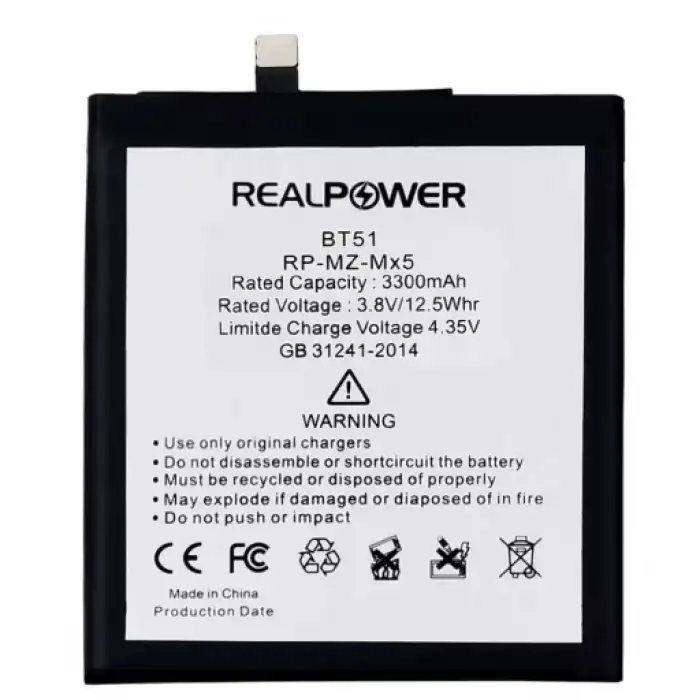 Realpower Meizu Uyumlu Mx5 Batarya 3300Mah