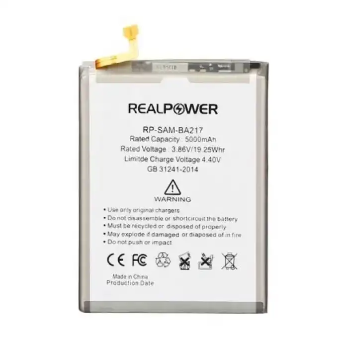Realpower Samsung Uyumlu Galaxy A02 Batarya 5000Mah