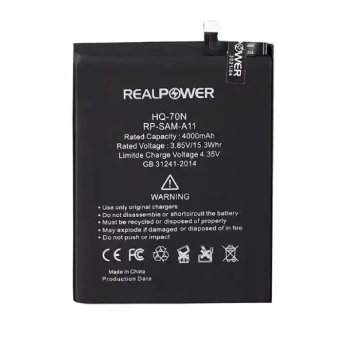 Realpower Samsung Uyumlu Galaxy A11 A115 Batarya 4000Mah