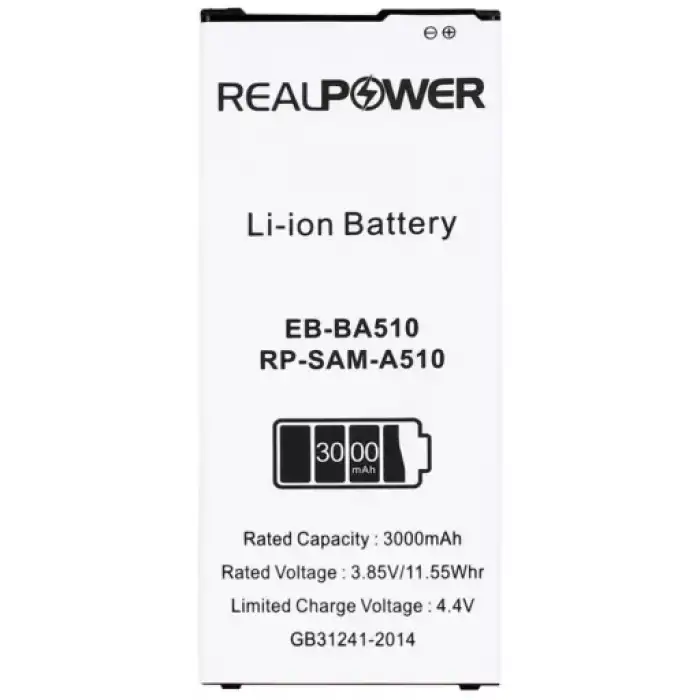 Realpower Samsung Uyumlu Galaxy A5 2016 A510 Batarya 3000Mah