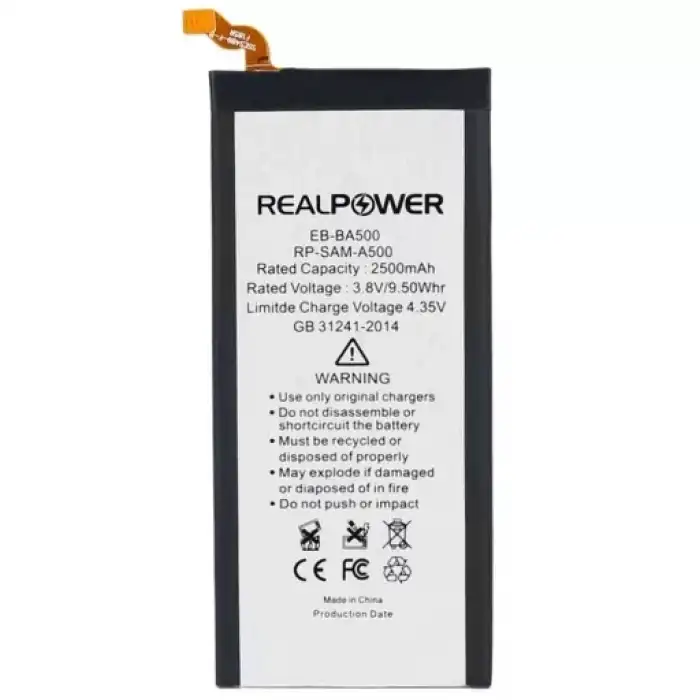 Realpower Samsung Uyumlu Galaxy A5 A500 Batarya 2500Mah