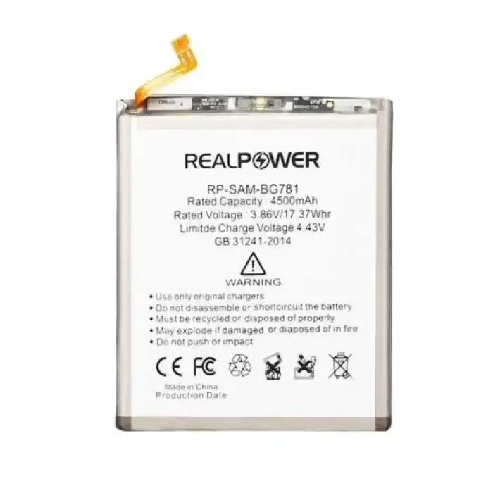 Realpower Samsung Uyumlu Galaxy A52S A528 Batarya 4500Mah