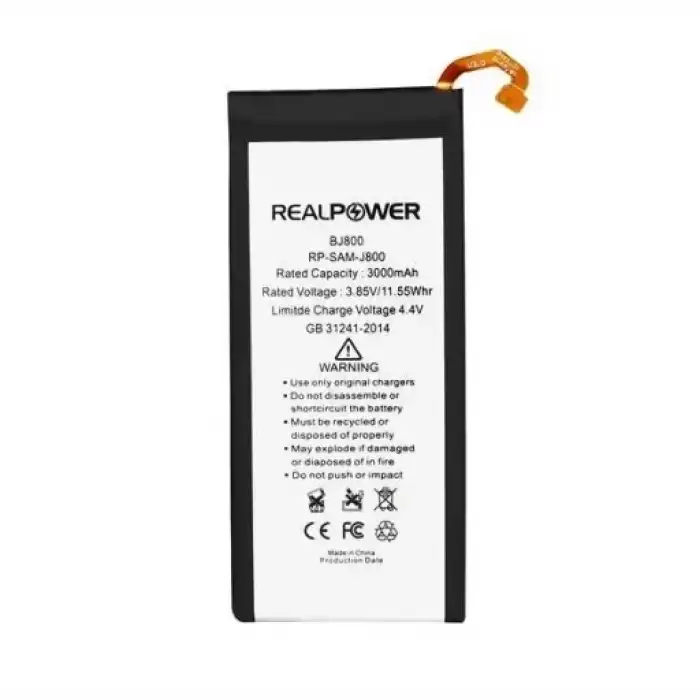 Realpower Samsung Uyumlu Galaxy A6 A600 Batarya 3000Mah