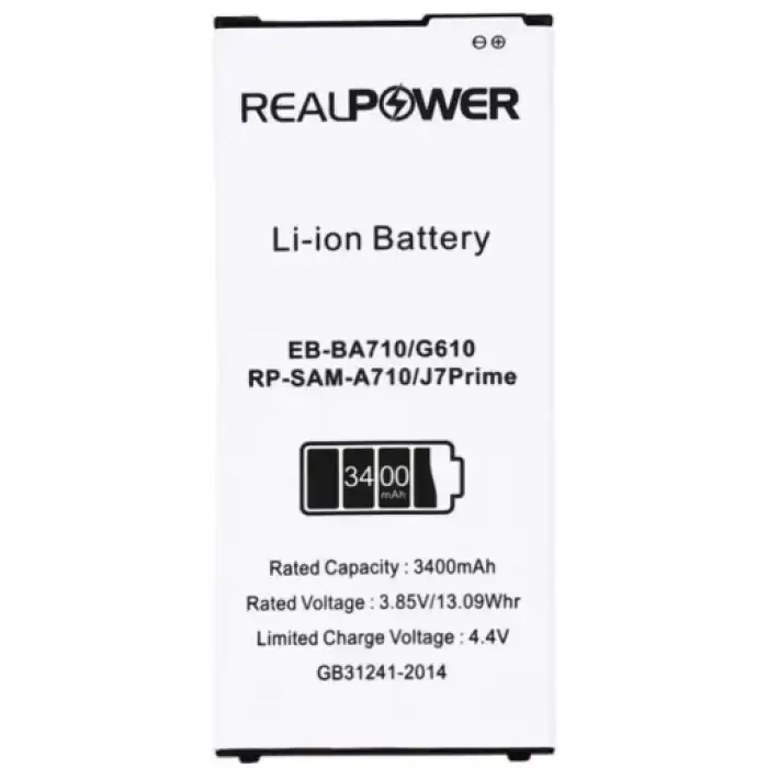 Realpower Samsung Uyumlu Galaxy A7 2016 A710 Batarya 3400Mah